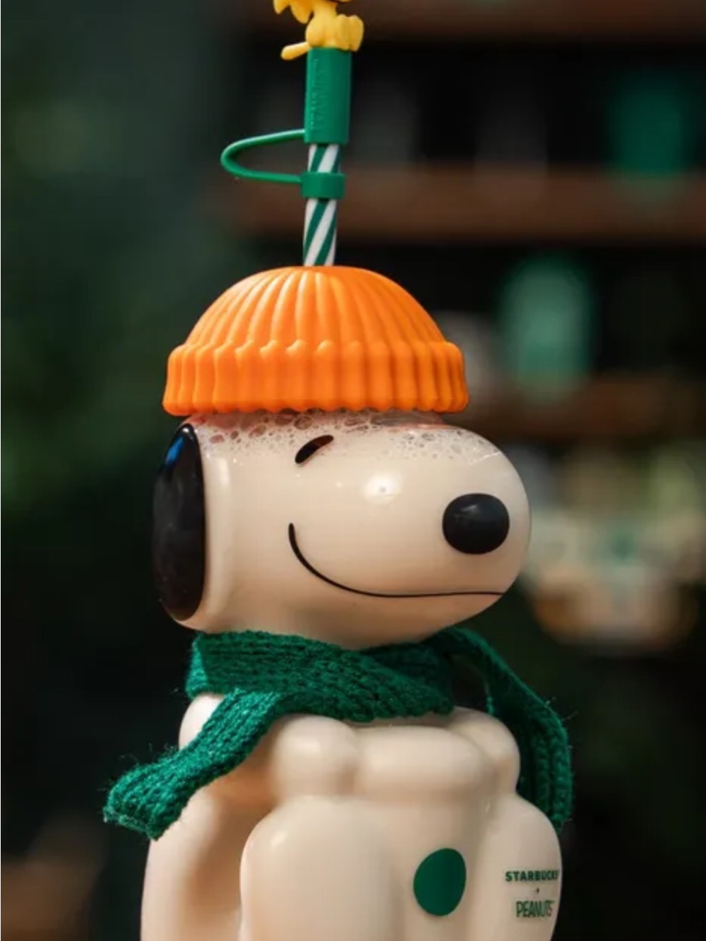 Starbucks x Peanuts Snoopy Glass Cold Cup Great Pumpkin NIB